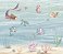 Painel de Parede MUNDO ENCANTADO 600250 - Fundo do Mar Sereia - Imagem 1