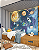Painel de Parede MUNDO ENCANTADO 600304 - Planetas e Foguete - Imagem 3