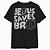 Camiseta Masculina Frente/Verso Jesus Saves BR Coleção Moda Cristã - Imagem 1