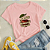 Camiseta Feminina T-Shirt Maça Coleção Frutas Use Nappes - Imagem 5