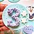 Apliques Comestíveis Tema Frozen 6cm 10 unidades - Imagem 3