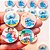 Medalhas Personalizadas Comestíveis 2,5cm Lillo e Stitch 20 unidades - Imagem 1