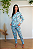 PIJAMA AMERICANO LONGO FLORAL - Imagem 1