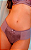 Calcinha fio duplo rendada lycra roxo - Imagem 1