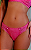 Calcinha média fio rendado rosa lycra microflex - Imagem 1