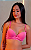 Sutiã rosa com bojo base rendada - Imagem 1
