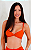 Parte de cima biquíni nó terracota lycra sem bojo - Imagem 1