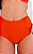 Parte de baixo fio hot pant franzido lycra terracota - Imagem 1