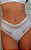 Calcinha tanga alta com renda lycra branca - Imagem 1