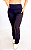 Legging flare preto tecido em poliamida - Imagem 1