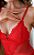 Body vermelho tule e renda - Imagem 2