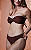 Conjunto biquíni marrom tomara que caia e tanga - Imagem 3