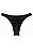 Biquini fio duplo preto tecido lycra - Imagem 2