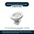 Assento Sanitário Clássica Branco para vaso Celite - Imagem 4