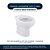 Assento Sanitario Poliester Carina Bone (Bege Claro) para vaso Ideal Standard - Imagem 4