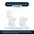 Assento Sanitário Art Branco para vaso Incepa - Imagem 4