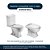 Assento Sanitário Poliester Oxford Creme (bege) para vaso Deca - Imagem 4