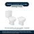 Assento Sanitário Poliester Soft Close Flamingo Verde Claro para vaso Incepa - Imagem 4