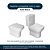 Assento Sanitário Soft Close Axis Barbante para vaso Deca - Imagem 4
