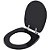 Assento Sanitario Poliester Soft Close Ascot Preto para vaso Ideal Standard - Imagem 2