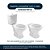 Assento Sanitario Poliester com Amortecedor Colonial Branco para Vaso Hervy - Imagem 4