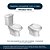 Assento Sanitario com Amortecedor Windsor Branco para Vaso Deca - Imagem 4