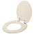 Assento Sanitario com Amortecedor Convencional Oval Creme (bege claro) para vaso Deca - Imagem 2