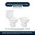 Assento Sanitario Poliester com Amortecedor Riviera Rosato para Vaso Celite - Imagem 4