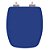 Assento Sanitario Poliester com Amortecedor Stylus Azul Mineral para Vaso Celite - Imagem 1