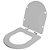 Assento Sanitário Poliester Soft Close Smart Cinza Prata para vaso Celite - Imagem 2