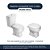 Assento Sanitário Poliester Studio Creme (bege) para bacia Deca - Imagem 4