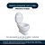 Assento Sanitário Soft Close Massima Cinza Platina P/ Louça Incepa - Imagem 4