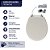 Assento Sanitário Poliester Convencional / Oval Amendoa para Louça Ideal Standard - Imagem 4