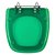 Assento Sanitário Poliester Fit Verde Translucido para vaso Celite - Imagem 1