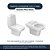 Assento Sanitário Duomo Plus Cinza Real para vaso Deca - Imagem 4