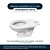 Assento Sanitário Poliester Soft Close Contemporary Ocre (Marrom) para vaso Hervy - Imagem 4