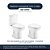 Assento Sanitário Poliester Antibacteriano Up Branco para Vaso Celite - Imagem 5