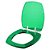 Assento Sanitário Poliester Thema Verde Translucido para vaso Incepa - Imagem 2