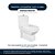 Assento Sanitário Laqueado Soft Close Dumas Branco para vaso Eternit - Imagem 4