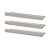 Kit 3 Prateleiras Porta Quadros 80 x 15cm Branca Suporte Invisível - Imagem 1