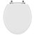 Tampa de Vaso Poliéster Convencional Oval Branco para bacia Universal 1.6gpf 6lpf - Imagem 1