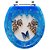 Tampa De Vaso E Lixeira Decorada Borboleta Azul Claro - Imagem 2