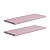Kit 2 Prateleiras 40 x 10cm Rosa Claro Suporte Invisível - Imagem 2