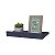 Kit 6 Prateleiras Porta Quadros 50 x 10cm azul Suporte Invisível - Imagem 2