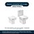 Tampa de Vaso Poliéster Dama N Branco para bacia Roca 6lpf - Imagem 4
