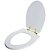 Tampa de Vaso Absolute Branco para bacia Ideal Standard Com Ferragem Dourada - Imagem 2