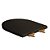 Assento Poliester Soft Close Carrara Marrom Fosco Rose Gold para vaso Deca - Imagem 5