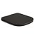 Assento Poliester Soft Close Piano Marrom Fosco para vaso Deca - Imagem 1