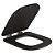 Assento Poliester Soft Close Piano Marrom Fosco para vaso Deca - Imagem 2