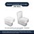Assento Poliester Soft Close Antimicrobiano Unic Branco para vaso Deca com Ferragem Dourada - Imagem 4